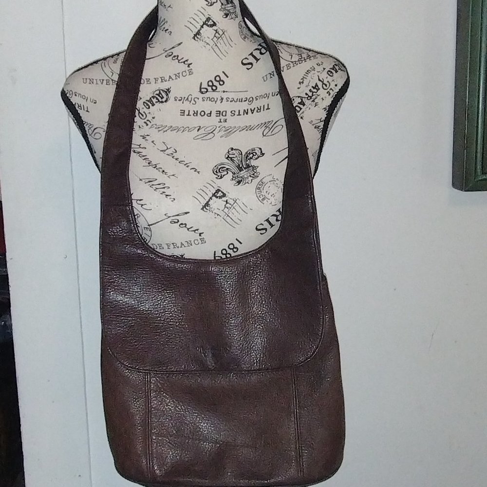 Tignanello Crossbody Messenger Bag with Flap EC